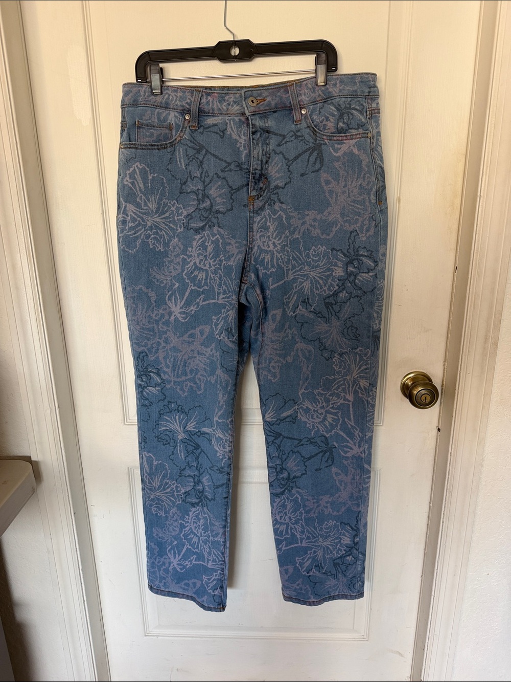 Style & Co. Blue Floral Print Women’s Jeans